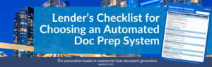 checklist for choosing an automated doc prep system