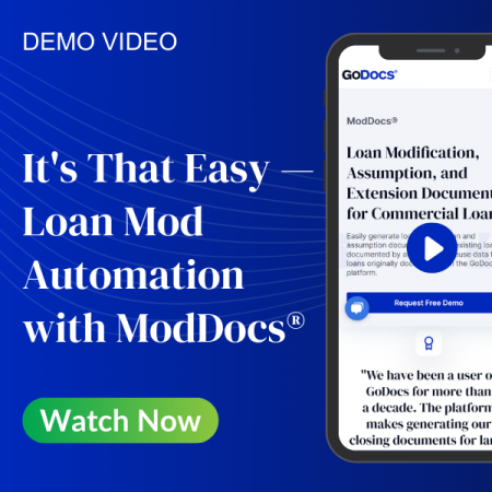 Copy of Video Loan Mod Automation with GoDocs — It's That Easy Blog