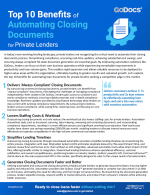 Top 10 Benefits Automating Closing Documents for Private Lenders TN